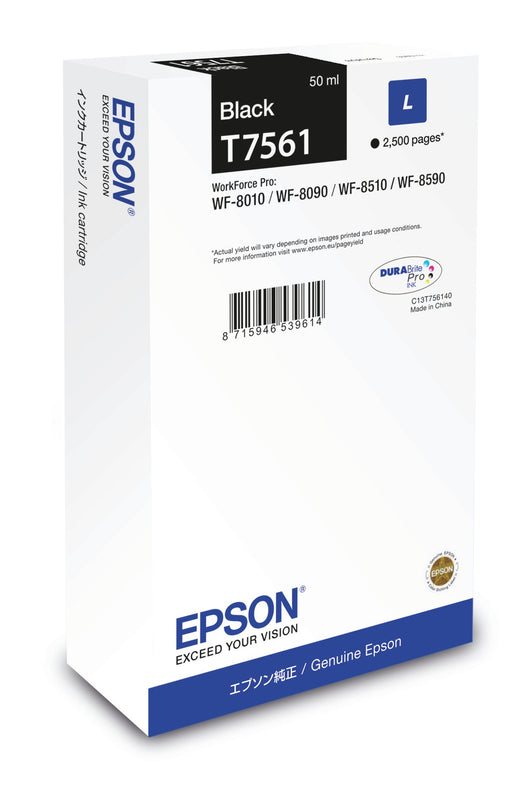 EAN 8715946539614 - Epson T7561 cartucho de tinta 1 pieza(s) Original imagen 1