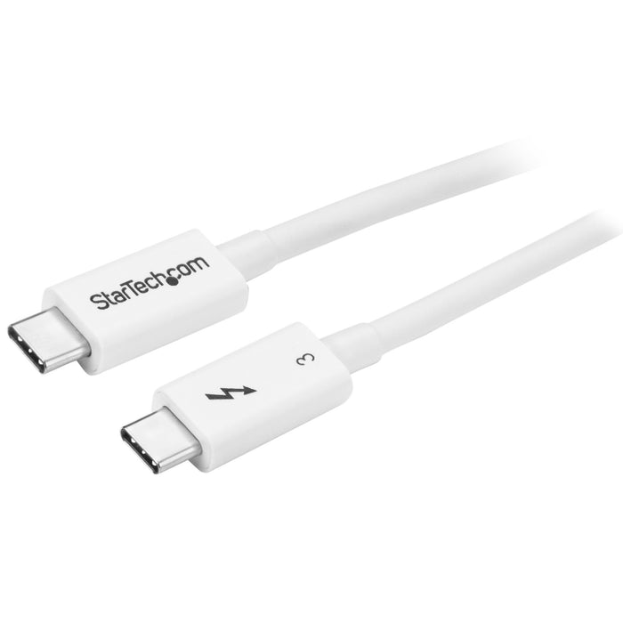 EAN 0065030871297 - StarTech.com TBLT34MM50CW cable Thunderbolt 0,5 m 40 Gbit/s imagen 1