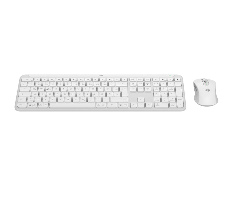 EAN 5099206119376 - Logitech 920-012484 teclado Ratón incluido Oficina RF Wireless + Bluetooth QWERTZ Alemán Grafito, Blanco imagen 2