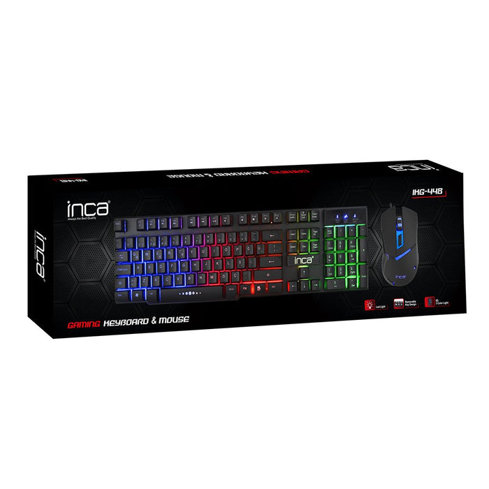 EAN 8681949010149 - Inca IKG-448 teclado Ratón incluido Juego USB Negro imagen 8