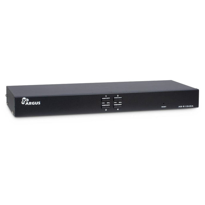 EAN 4260455645744 - Inter-Tech AS-9104DA interruptor KVM Montaje en rack Negro imagen 1