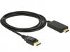 EAN 4043619853175 - DeLOCK 85317 adaptador de cable de vídeo 2 m DisplayPort HDMI Negro imagen 2