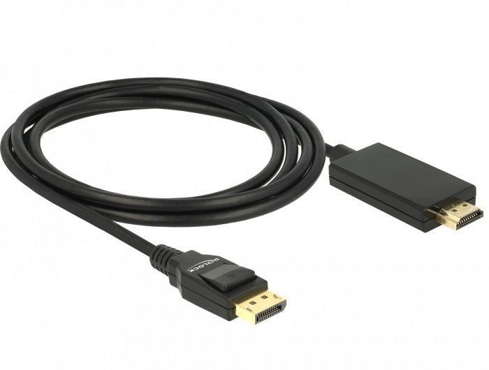 EAN 4043619853175 - DeLOCK 85317 adaptador de cable de vídeo 2 m DisplayPort HDMI Negro imagen 2