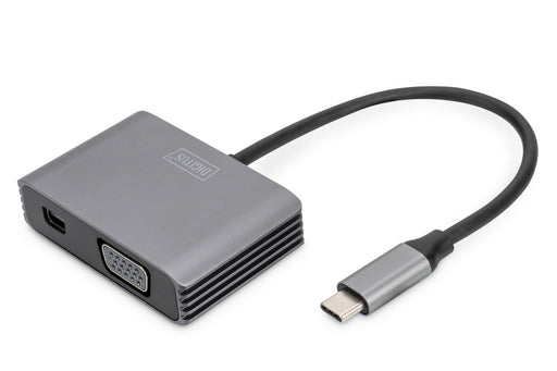 EAN 4016032478737 - Digitus DA-70825 Adaptador gráfico USB 4096 x 2160 Pixeles Gris imagen 1