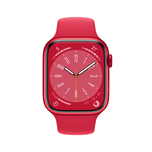 EAN 194253149835 - Apple Watch Series 8 OLED 45 mm Digital 396 x 484 Pixeles Pantalla táctil Rojo Wifi GPS (satélite) imagen 2