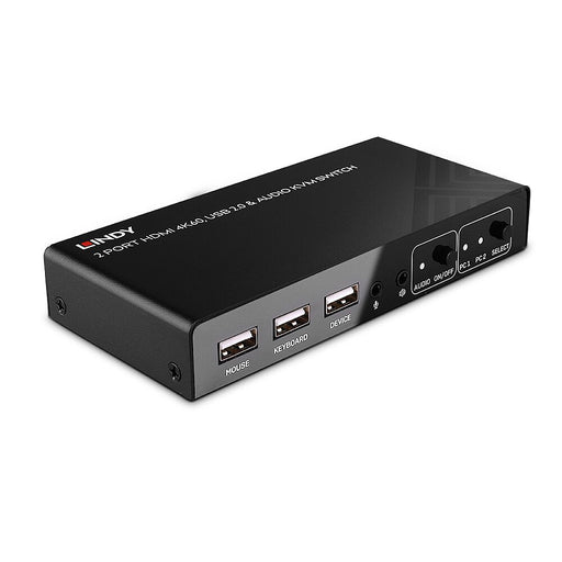 EAN 4002888328098 - Lindy 32809 interruptor KVM Negro imagen 2