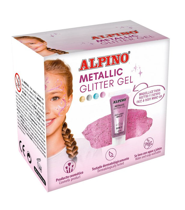 EAN 8413240613251 - Alpino DL000614 purpurina cosmética Rosa 14 ml imagen 1