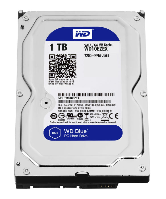 EAN 0718037779911 - Western Digital Blue disco duro interno 1 TB 7200 RPM 64 MB 3.5" Serial ATA III imagen 1