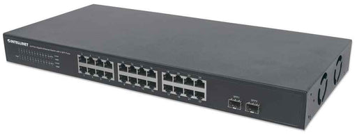 EAN 0766623561044 - Intellinet 561044 switch No administrado L2 Gigabit Ethernet (10/100/1000) 1U Negro imagen 1