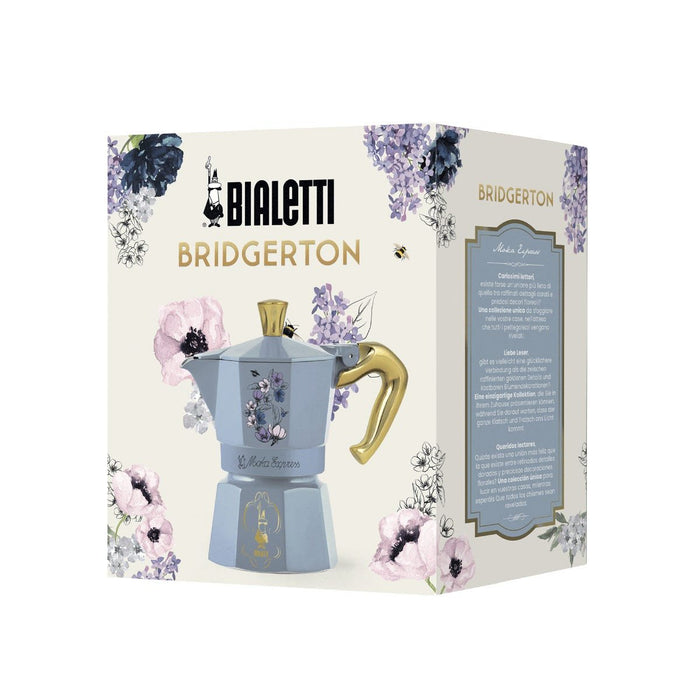 EAN 8006363074339 - Bialetti Bridgerton Cafetera italiana Negro, Azul, Oro, Púrpura, Amarillo imagen 2