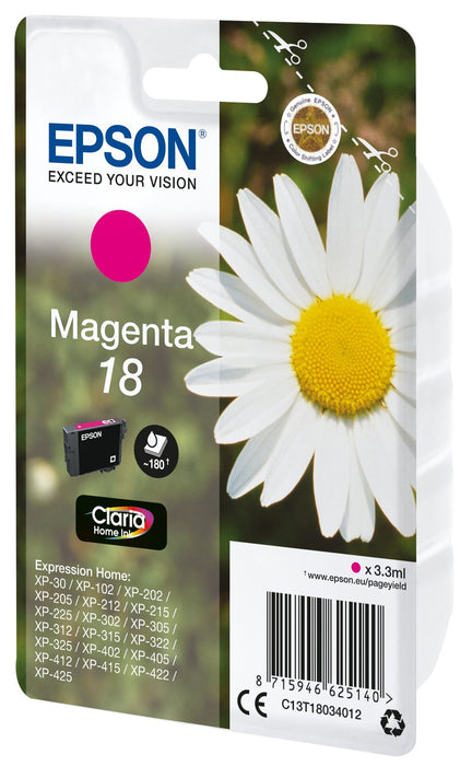 EAN 5057454494188 - Epson Daisy C13T18034012 cartucho de tinta 1 pieza(s) Original Rendimiento estándar imagen 2