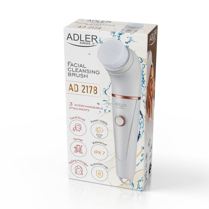 EAN 5903887808057 - Adler AD 2178 cepillo de limpieza facial Cepillo vibrador y giratorio Blanco Batería imagen 13