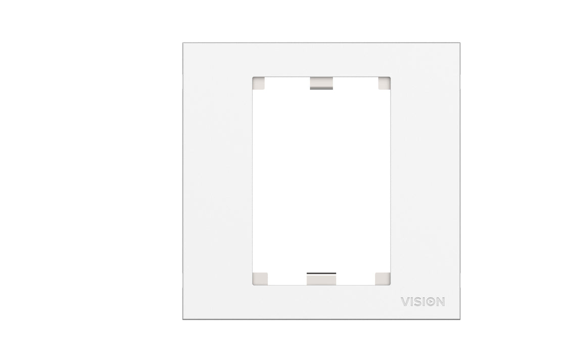 EAN 3446602000005 - Vision TC3 SURR1G placa de pared y cubierta de interruptor Blanco imagen 3