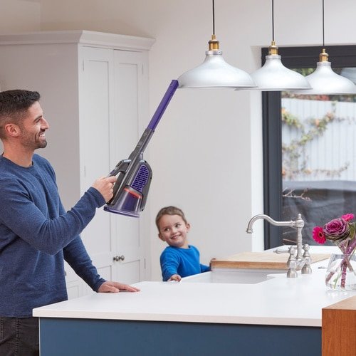 EAN 5035048712825 - Black & Decker BHHV520BFP aspiradora de mano Negro, Violeta Sin bolsa imagen 7