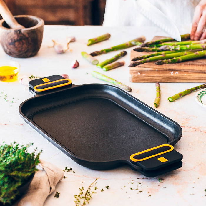 EAN 8411796119258 - BRA Profesional A511740 cacerola Sartén parrilla Rectangular imagen 8