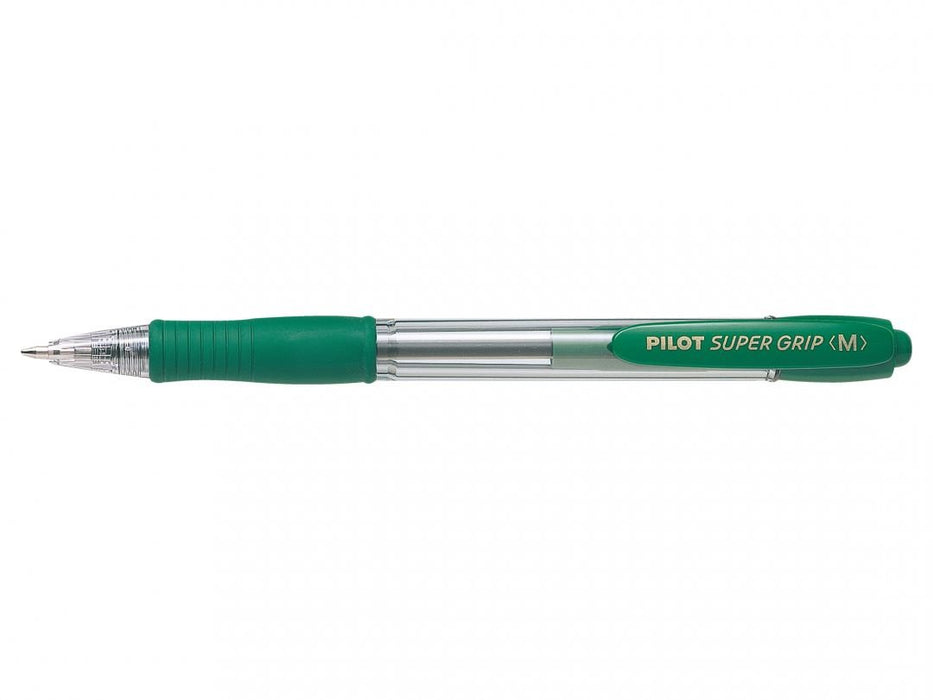EAN 4902505160936 - Pilot Super Grip Medium Verde Bolígrafo de punta retráctil con pulsador Medio 1 pieza(s) imagen 1