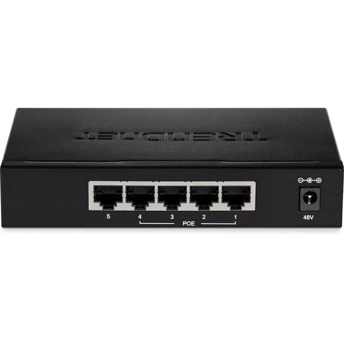 EAN 0710931161267 - Trendnet TPE-TG50ES switch Gestionado Gigabit Ethernet (10/100/1000) Energía sobre Ethernet (PoE) Negro imagen 3