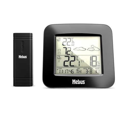 EAN 4007218407153 - Mebus 40715 Funk-Wetterstation Negro Batería imagen 1