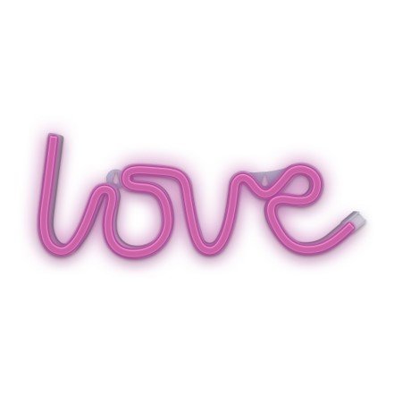 EAN 5900495949349 - Forever Light Neon LED Light LOVE pink Bat + USB FLNEO5 Figura iluminada decorativa imagen 1