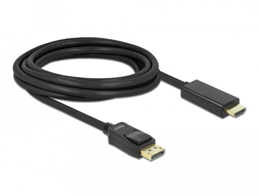 EAN 4043619824359 - DeLOCK 82435 adaptador de cable de vídeo 3 m HDMI Displayport Negro imagen 2
