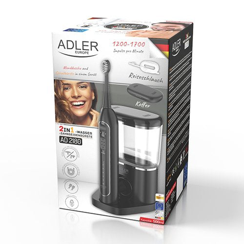 EAN 5905575902863 - Adler AD 2180B cepillo eléctrico para dientes Cepillo dental sónico Negro imagen 12