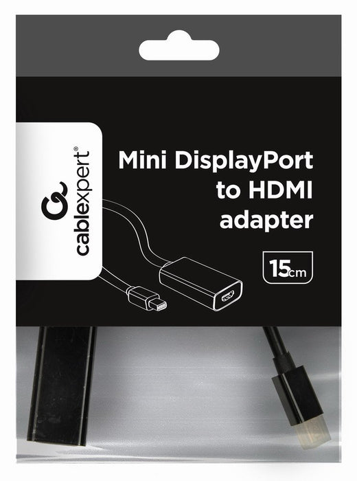 EAN 8716309090353 - Gembird A-MDPM-HDMIF-02 adaptador de cable de vídeo Mini DisplayPort HDMI tipo A (Estándar) Negro imagen 2