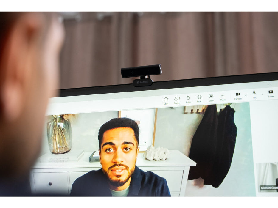 EAN 5705730134432 - Sandberg Face-ID Webcam Mini cámara web 2 MP 1920 x 1080 Pixeles USB-C Negro imagen 5
