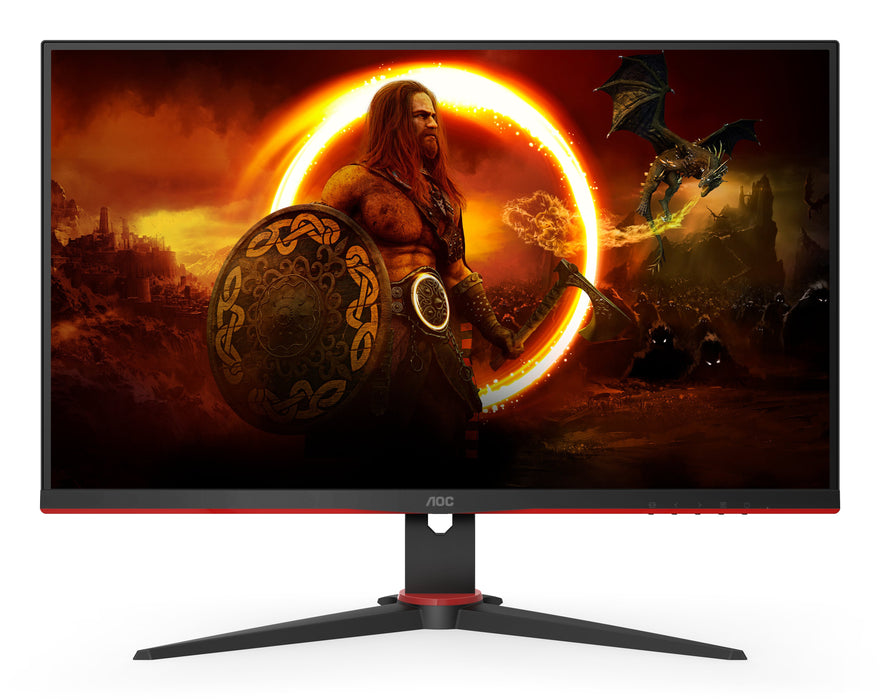 EAN 4038986140553 - AOC G2 24G2SPAE/BK LED display 60,5 cm (23.8") 1920 x 1080 Pixeles Full HD Negro, Rojo imagen 4