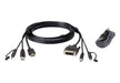 EAN 4719264647093 - ATEN 2L-7D02DHX2 cable para video, teclado y ratón (kvm) Negro imagen 1