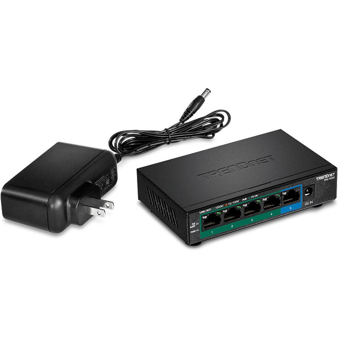 EAN 0710931162219 - Trendnet TPE-TG52 switch No administrado Gigabit Ethernet (10/100/1000) Energía sobre Ethernet (PoE) Negr imagen 5