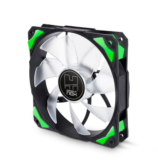 EAN 8436532164583 - NOX Hummer H-Fan LED Carcasa del ordenador Ventilador 12 cm Negro, Verde, Blanco imagen 2
