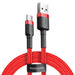 EAN 6953156296336 - Baseus CATKLF-U09 cable de teléfono móvil Negro, Rojo 3 m USB A USB C imagen 4