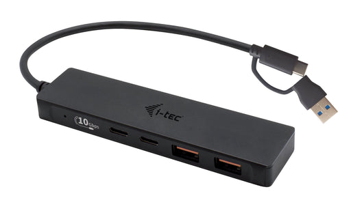 EAN 8595611703904 - i-tec Metal C31HUBMETAL2A2C hub de interfaz USB 3.2 Gen 1 (3.1 Gen 1) Type-C 10000 Mbit/s Negro imagen 1