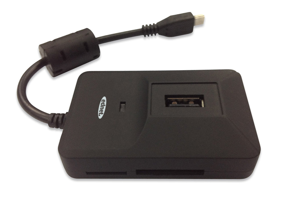 EAN 4054007315168 - Ednet 31516 lector de tarjeta USB 2.0 Negro imagen 1