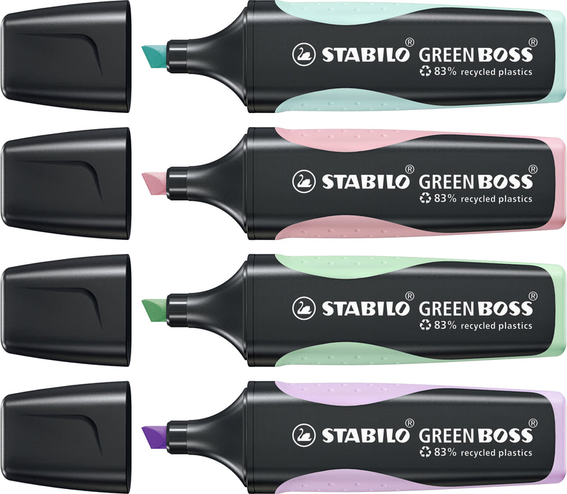 EAN 4006381564229 - STABILO GREEN BOSS marcador 4 pieza(s) Punta de cincel Verde, Menta, Rosa, Violeta imagen 3