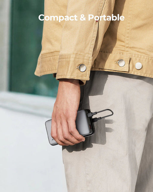 EAN 0689323786411 - AUKEY Powerbank PB-Y41, 10 000 mAh, 30 W (pilka) Polímero de litio 10000 mAh Gris imagen 2