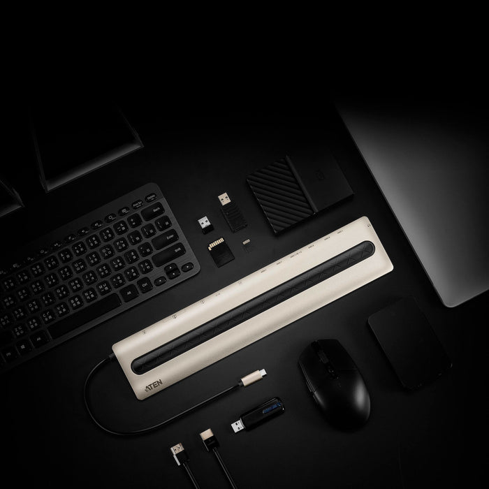 EAN 2000001220245 - ATEN UH3237-AT base para portátil y replicador de puertos Alámbrico USB 3.2 Gen 1 (3.1 Gen 1) Type-C Negr imagen 5