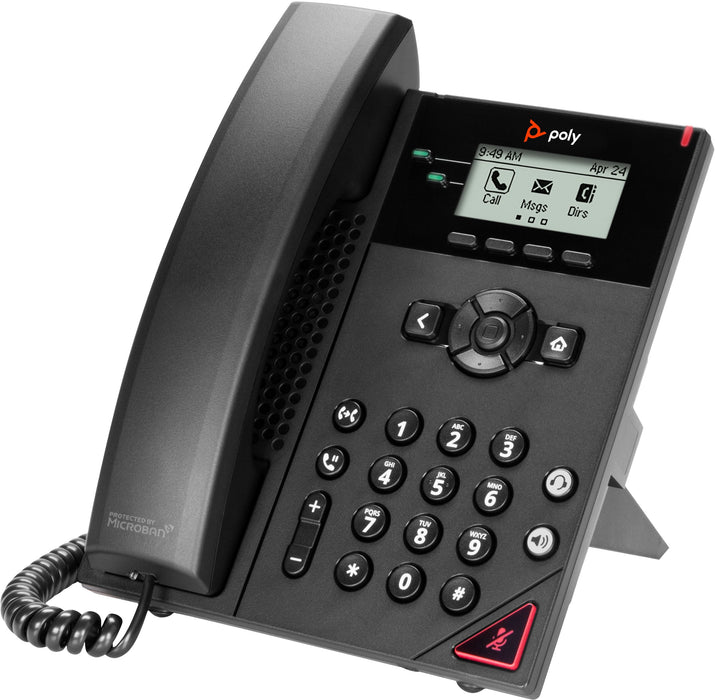 EAN 0197498638355 - Poly VVX 150 2-Line IP Phone and PoE-enabled teléfono IP imagen 3