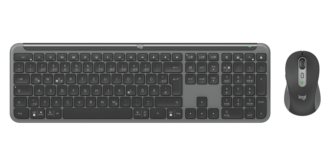 EAN 5099206119383 - Logitech 920-012504 teclado Ratón incluido Oficina RF Wireless + Bluetooth QWERTZ Alemán Grafito imagen 3