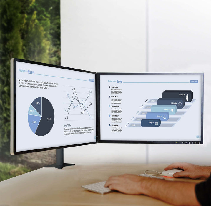 EAN 5908252961603 - Edbak SV06 soporte para monitor 68,6 cm (27") Escritorio Negro imagen 7