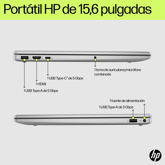 EAN 197961476675 - HP 15-fd0060ns Intel® Core™ i7 i7-1355U Portátil 39,6 cm (15.6") Full HD 8 GB DDR4-SDRAM 512 GB SSD Wi-Fi  imagen 5