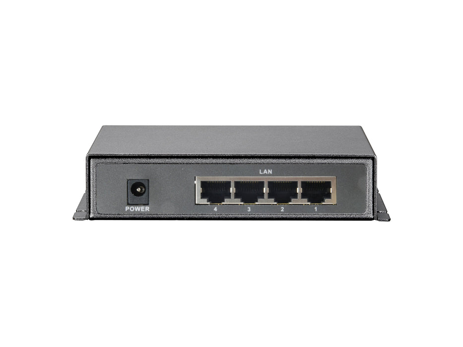 EAN 4015867154564 - LevelOne FSW-0513 switch Fast Ethernet (10/100) Energía sobre Ethernet (PoE) Negro, Gris imagen 2