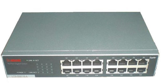 EAN 4016621129088 - Longshine LCS-GS8116-B switch No administrado Gigabit Ethernet (10/100/1000) Gris imagen 1