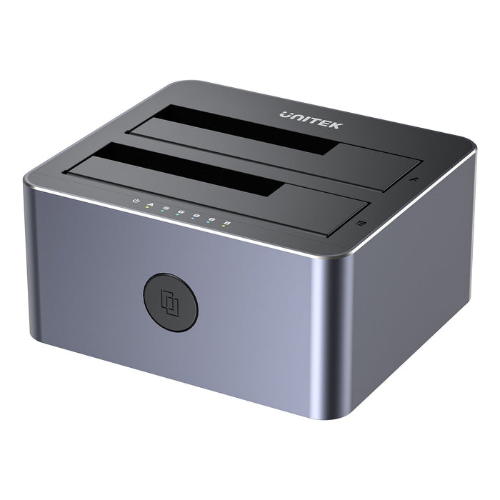 EAN 4894160051271 - UNITEK Y-3026GY01-EU base de conexión para disco duro USB 3.2 Gen 1 (3.1 Gen 1) Type-B Gris imagen 1