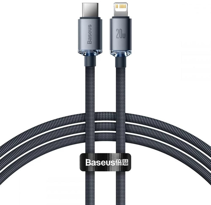 EAN 6932172602741 - Baseus CAJY000201 cable de teléfono móvil Gris 1,2 m USB C Lightning imagen 1