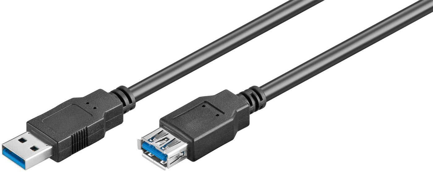 EAN 5712505517666 - Microconnect USB3.0AAF05B cable USB USB 3.2 Gen 1 (3.1 Gen 1) 0,5 m USB A Negro imagen 1