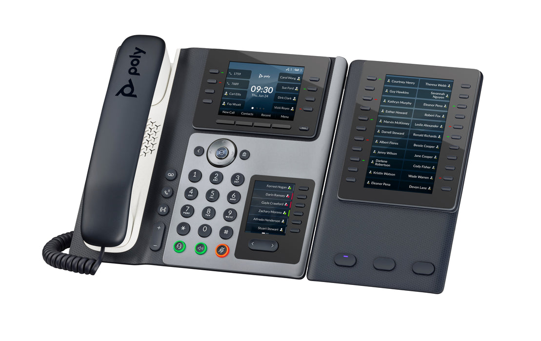 EAN 0197497341416 - Poly Edge E400 IP Phone and PoE-enabled teléfono IP Negro 8 líneas IPS imagen 6