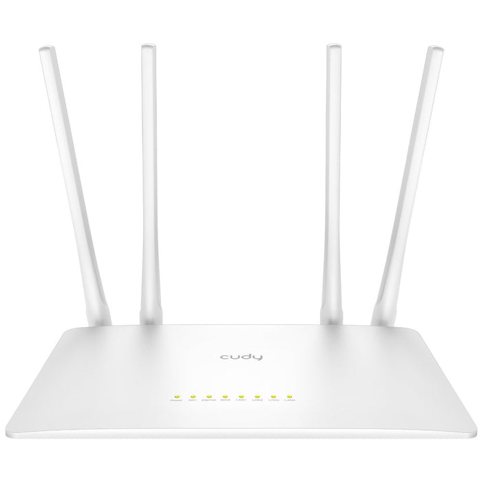 EAN 6971690792077 - Cudy WR1200 router inalámbrico Ethernet rápido Doble banda (2,4 GHz / 5 GHz) Blanco imagen 1