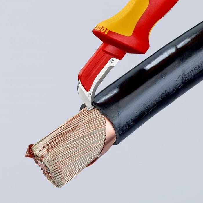 EAN 4003773030294 - Knipex 98 55 SB cúter Rojo, Amarillo Cuchillo de hoja fija imagen 7