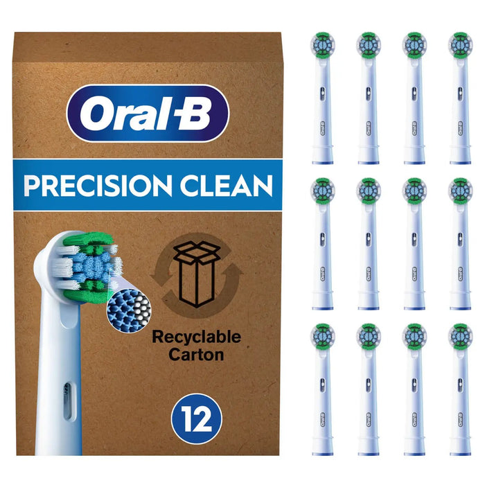 EAN 8006540855683 - Oral-B Precision Clean 12 pieza(s) Blanco imagen 1